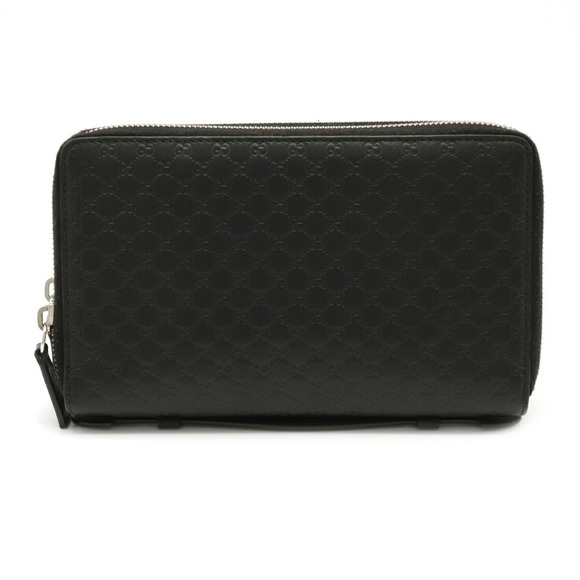 Gucci Micro Guccisima Travel Case Leather Black - Picture 1 of 9
